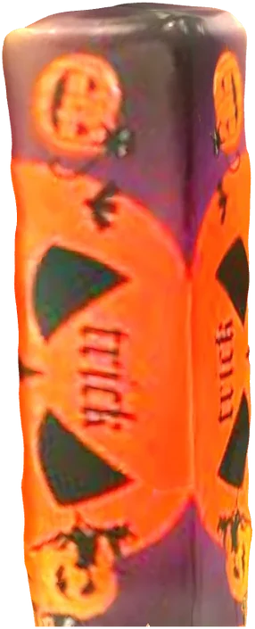 Grinning Jack butter squishy, sealed in its wrapper